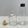 60ml 100ml 120ml  Different Shape Square Round Glass Bottle with Screw Lid Reed Diffuser High Quality Home Decoration